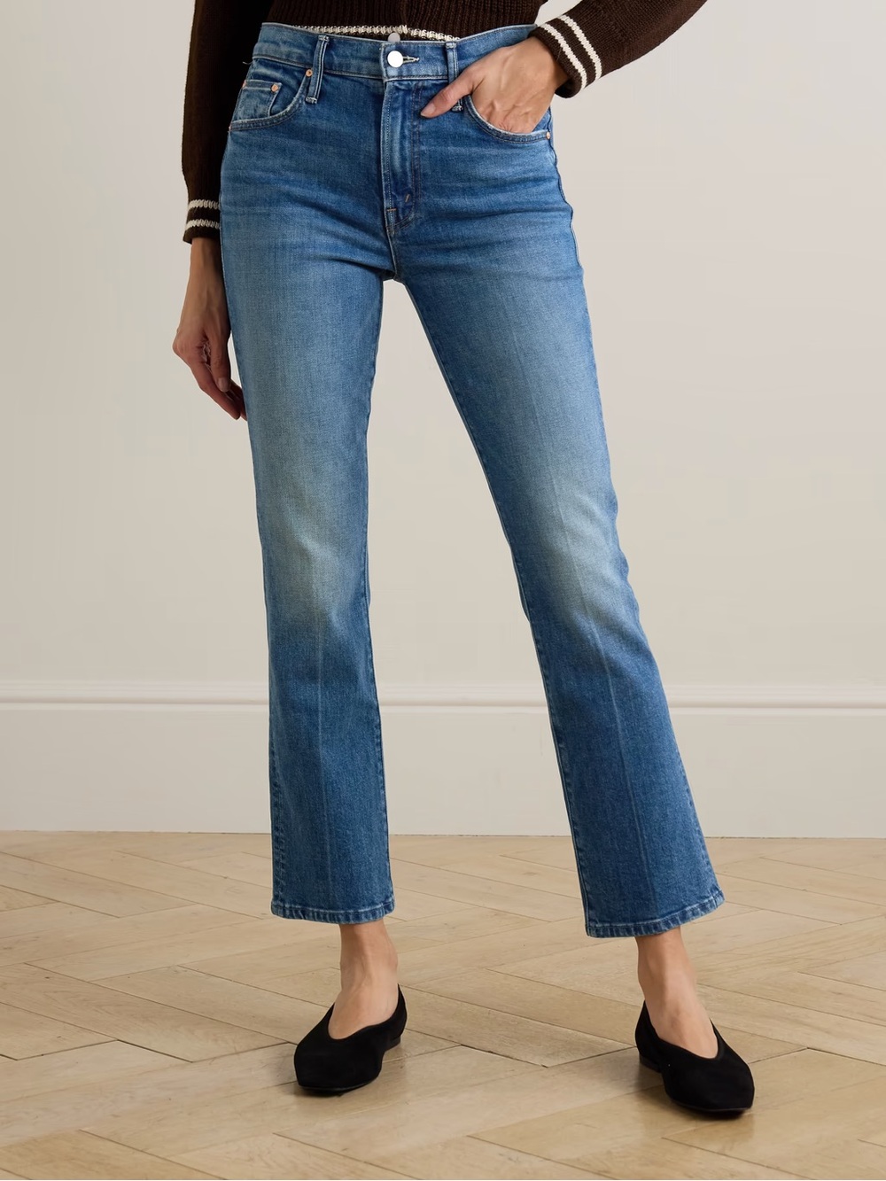 MOTHER The Insider Ankle High Rise Bootcut Jean NWT
